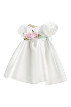 white cotton dress MONNALISA KIDS | 73G90373020120